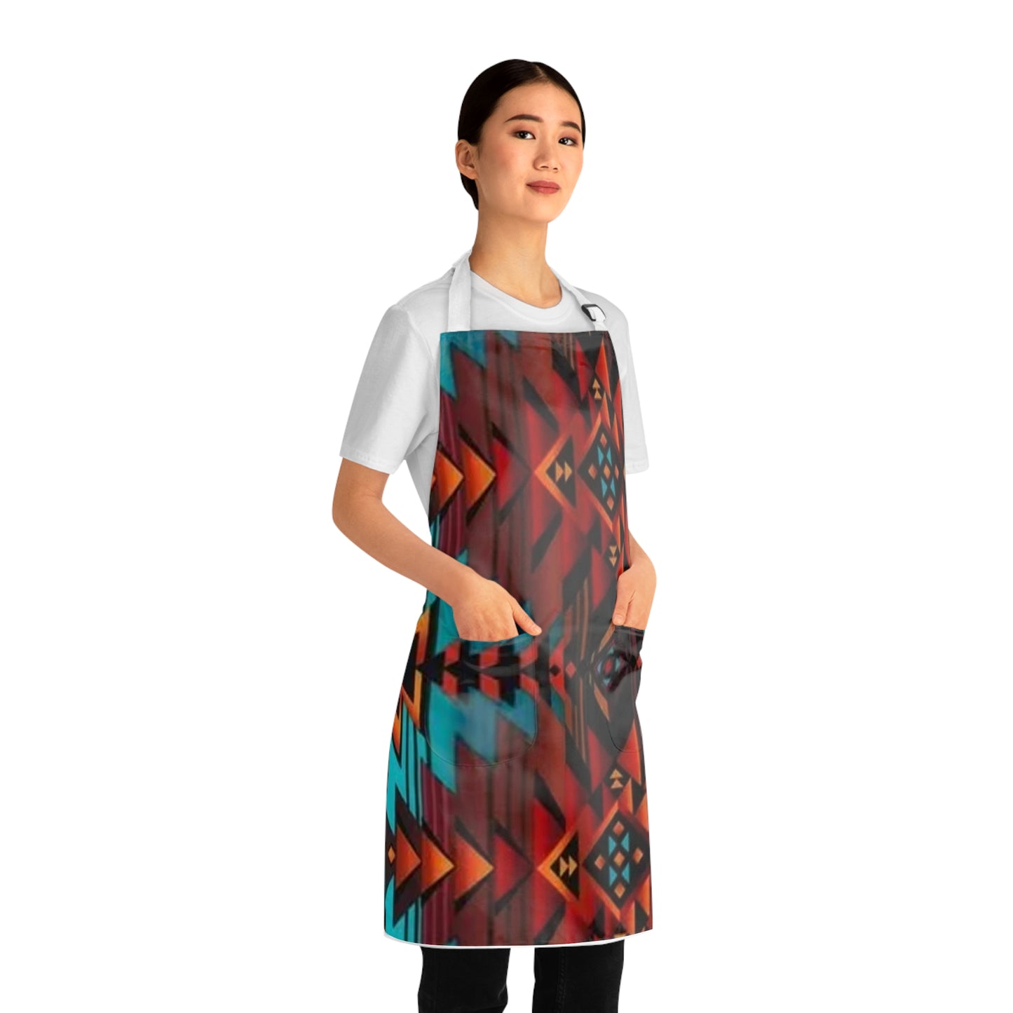 Vibrant Indigenous-Inspired Apron