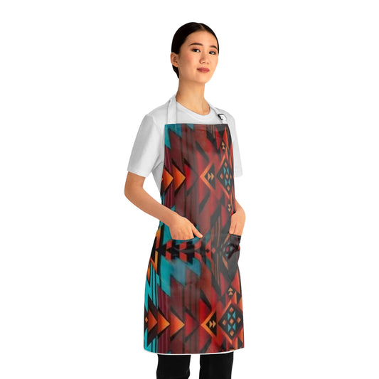 Vibrant Indigenous-Inspired Apron
