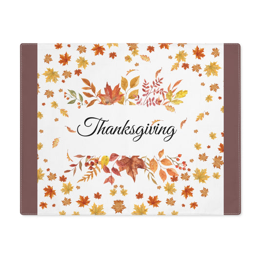 Thanksgiving Fall Leaves Placemat